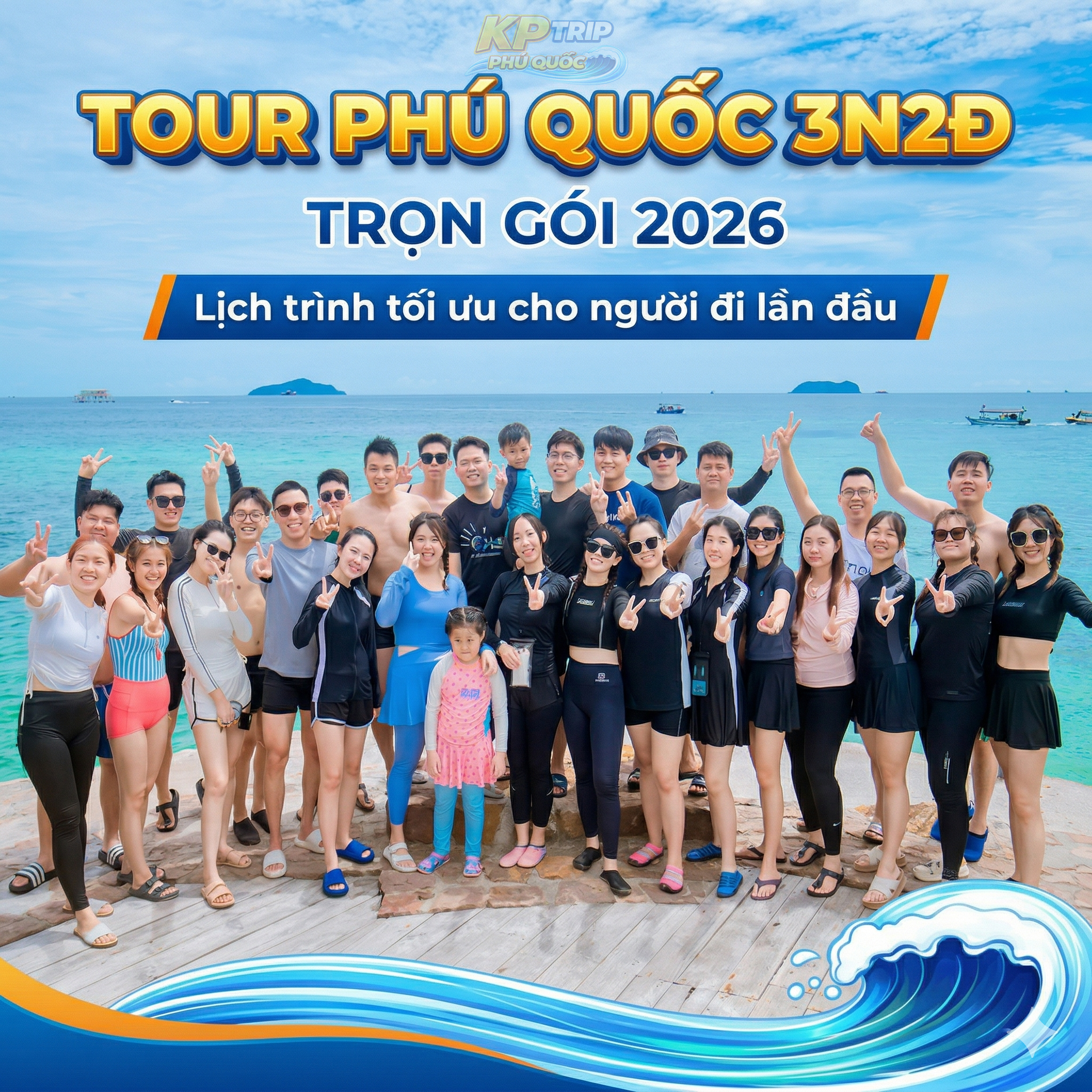 Tour Phú Quốc 3N2Đ trọn gói 2026: Lịch trình tối ưu cho người đi lần đầu
